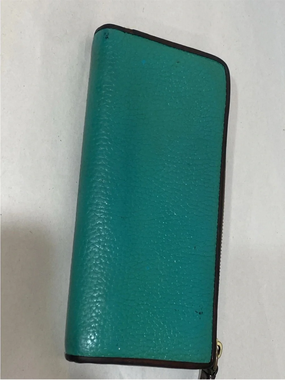 Vintage Dooney & Burke Green Leather Wallet